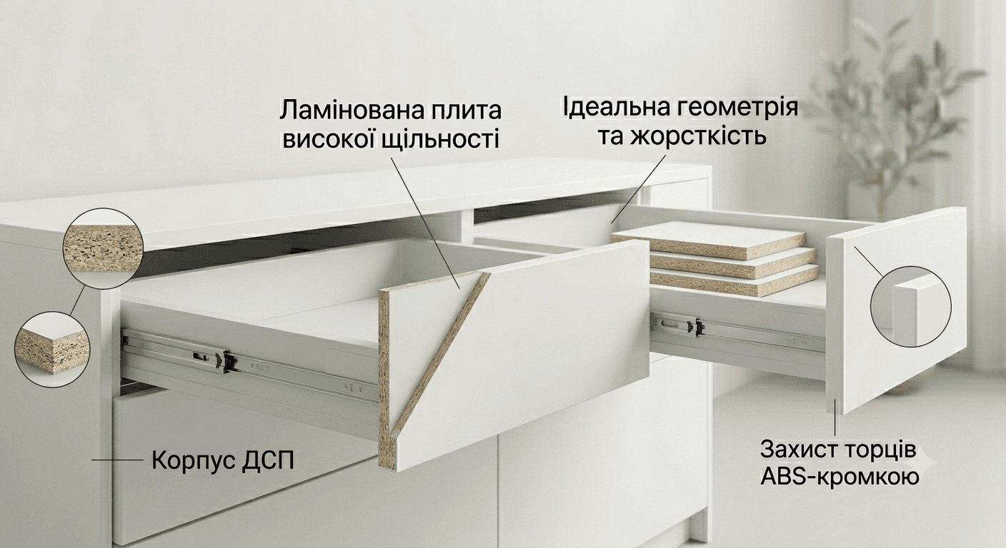 Ламіноване ДСП текстура корпусу